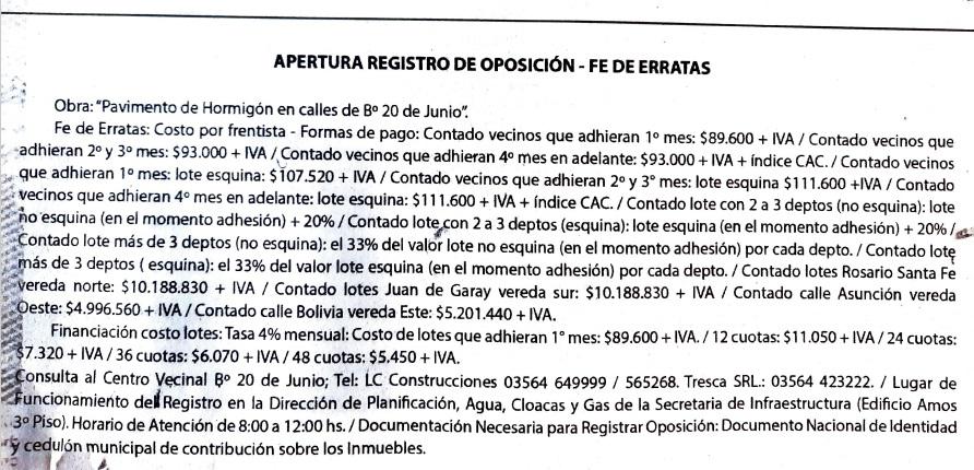 registro oposición 20