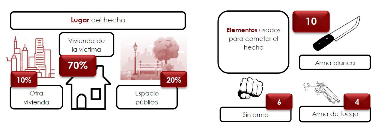 femicidios 2019 cordoba armas