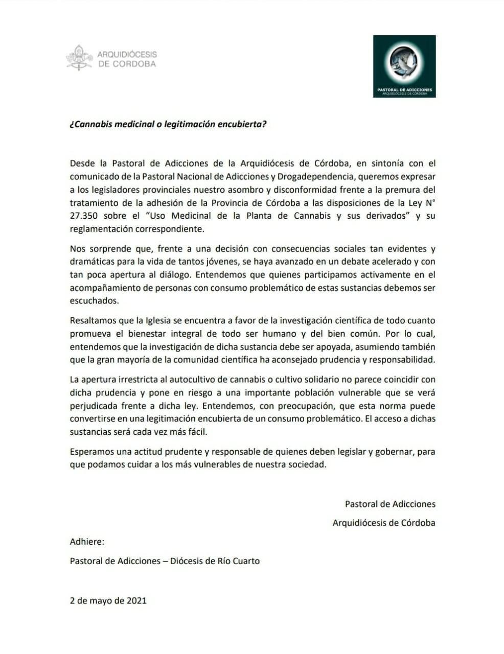 pastoral cordoba cannabis