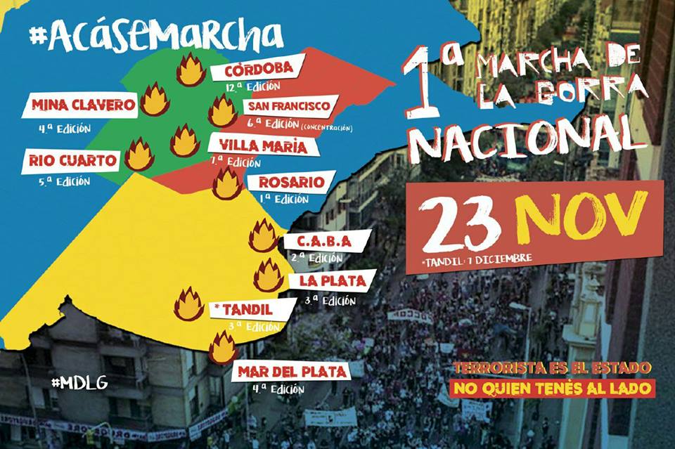 1° Marcha de la Gorra nacional 