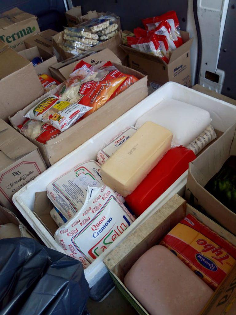 Productos incautados en Ceres