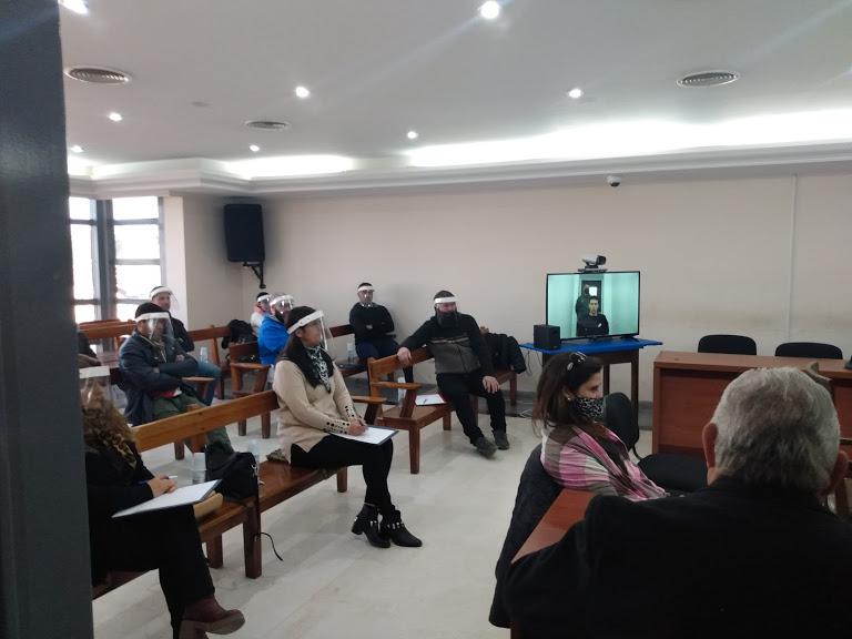 Caso Cacho Camisassa. Audiencia 13/07/2020  (Foto: Natalalia Pérez). 