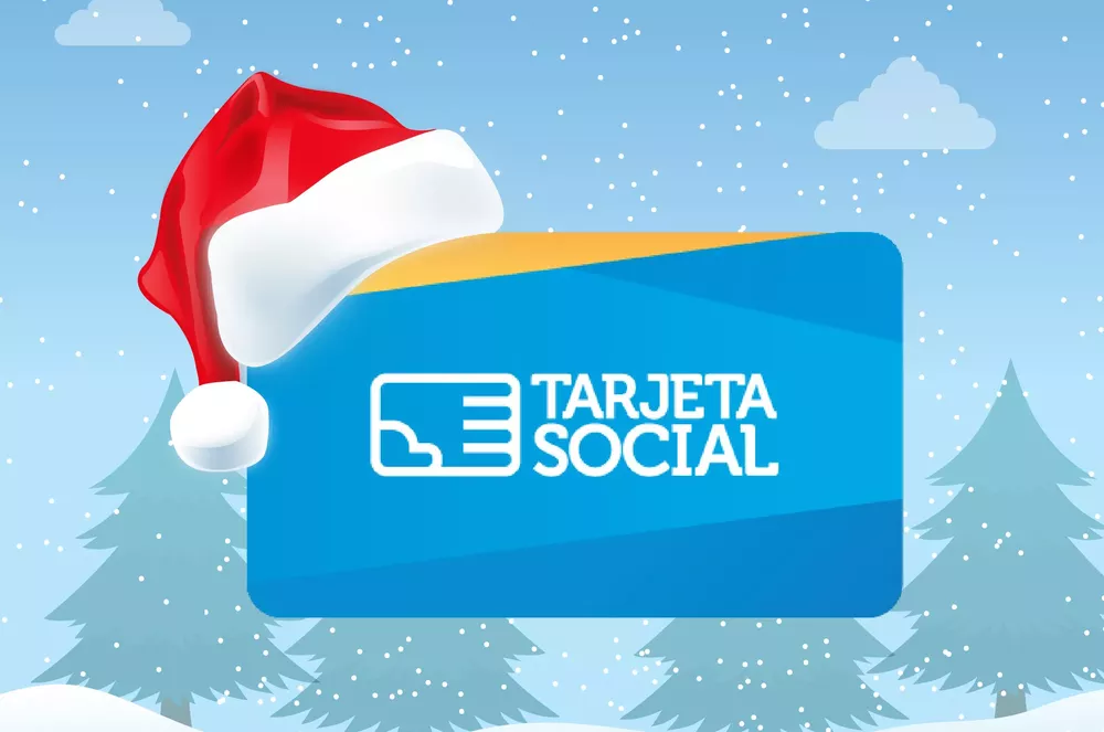 tarjera social navidad