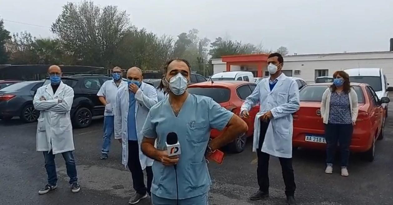 conferencia de prensa medicos hospital