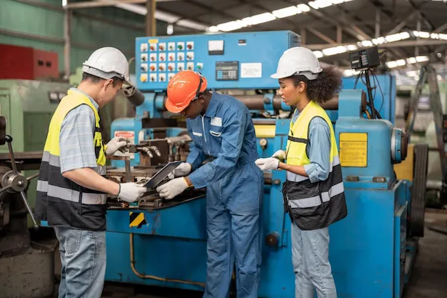 fabrica-trabajadores-ingenieros-que-trabajan-maquinas-pesadas-acero-personas-pie-fabrica-industrial_28976-2000