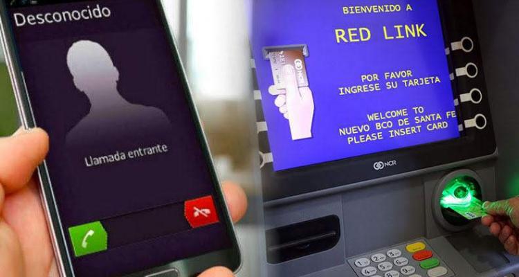 estafa telefonica cajero