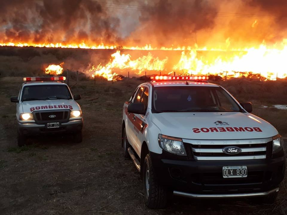 Incendio Boberos Voluntarios